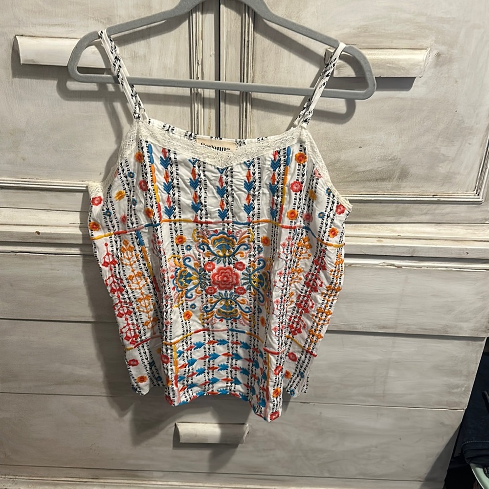 Savanna Jane Embroidered Tank Top